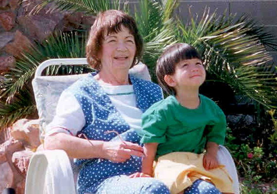 Jake with his grandma